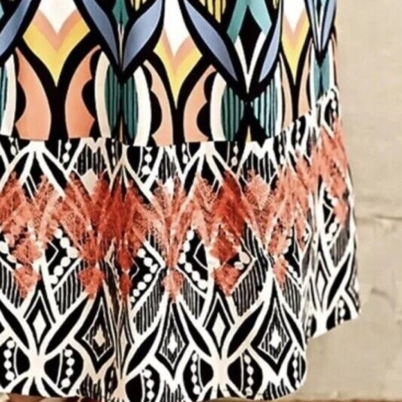 Floreat Dahilia Anthropologie Sleeveless Maxi Womens Dress Spring Colors Size 6 - Picture 3 of 5